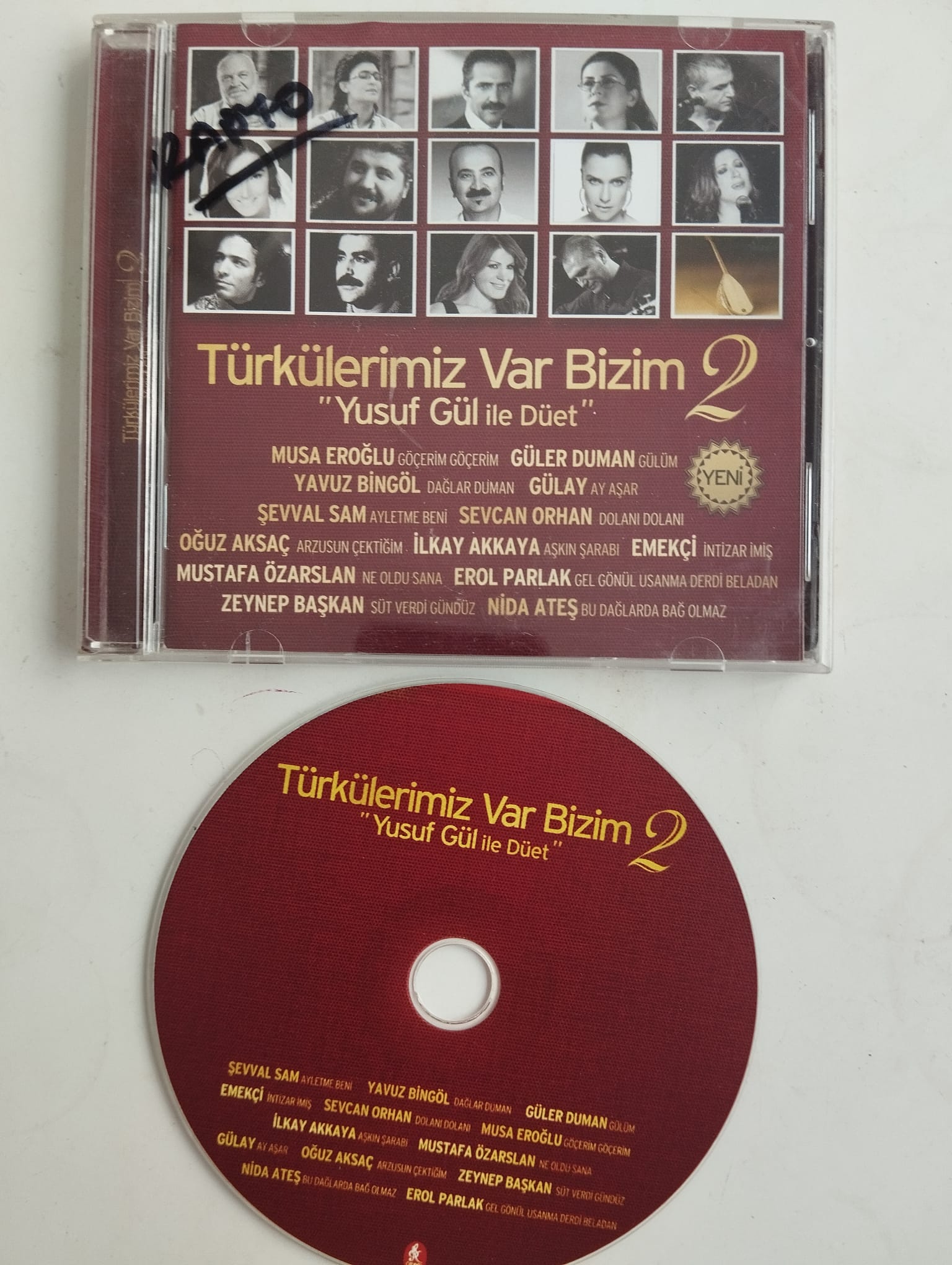 Türkülerimiz Var Bizim 2 / Yusuf Gül ile Düet -  Türkiye Basım 2. El  CD Albüm