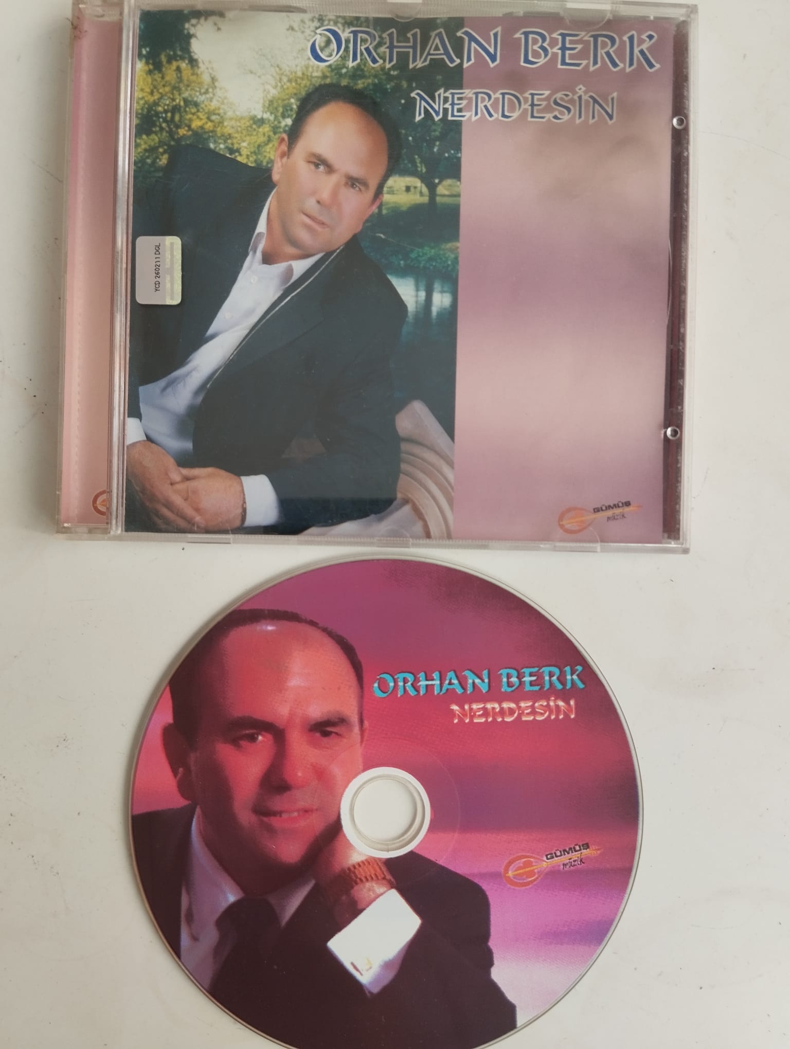 Orhan Berk - Nerdesin  -  Türkiye Basım - 2. El CD Albüm