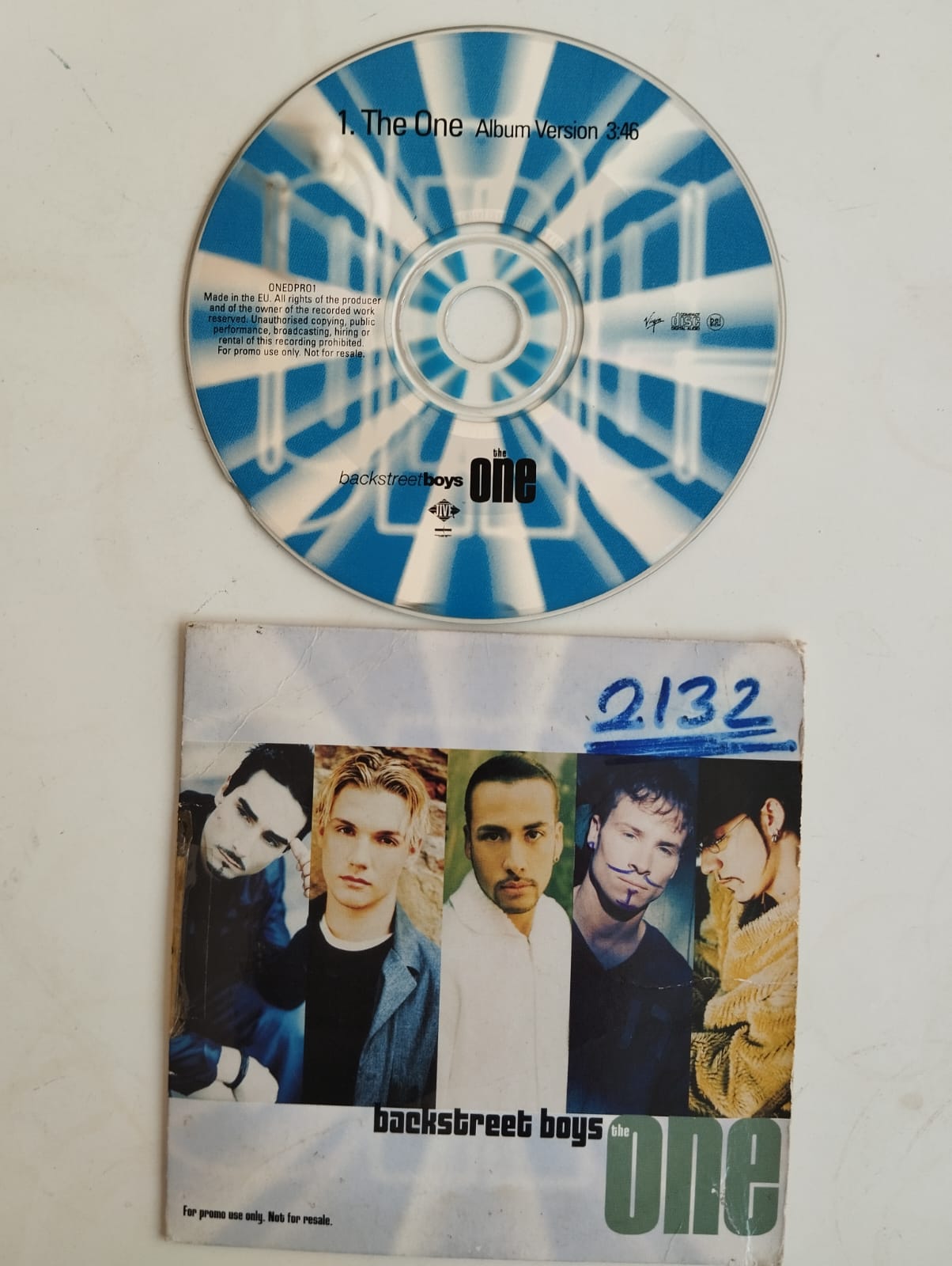 Backstreet Boys – The One - 1999  Avrupa Basım - 2. El CD, Single