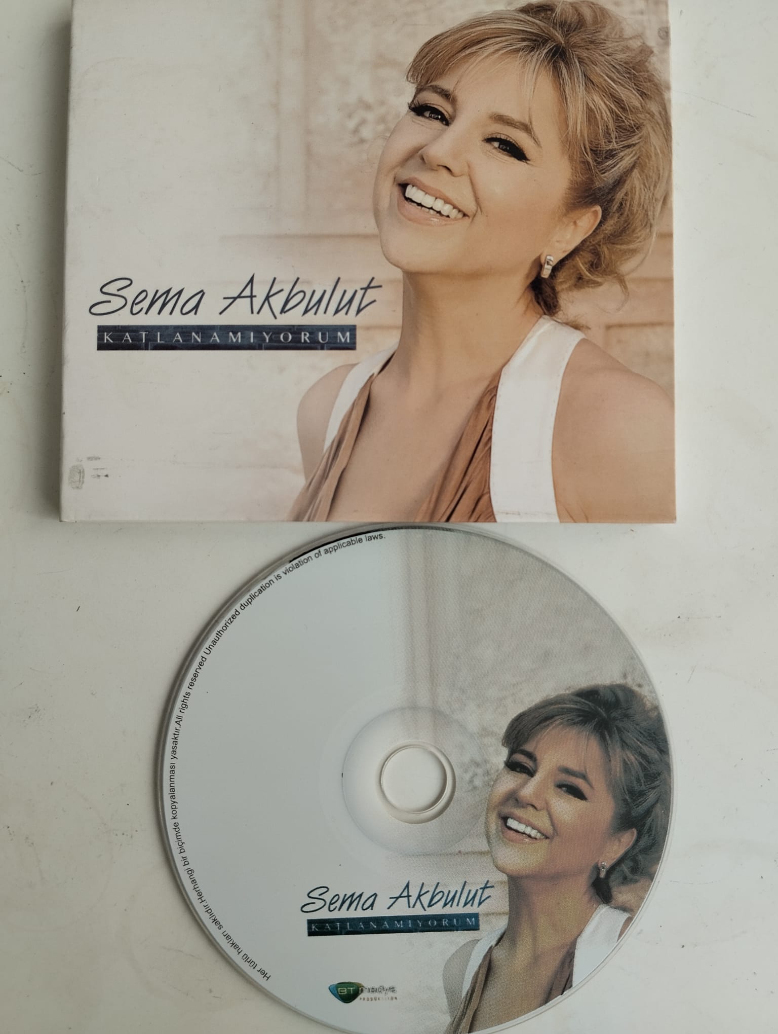 Sema Akbulut - Katlanamıyorum  -  Türkiye Basım - 2. El CD Albüm