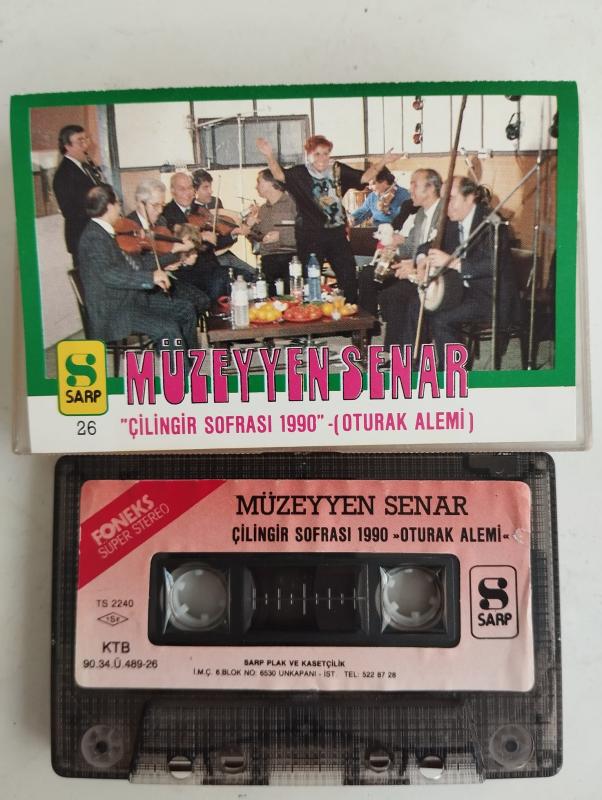 Müzeyyen Senar – Çilingir Sofrası 1990 (Oturak Alemi) -  Türkiye Basım 2. El Kaset