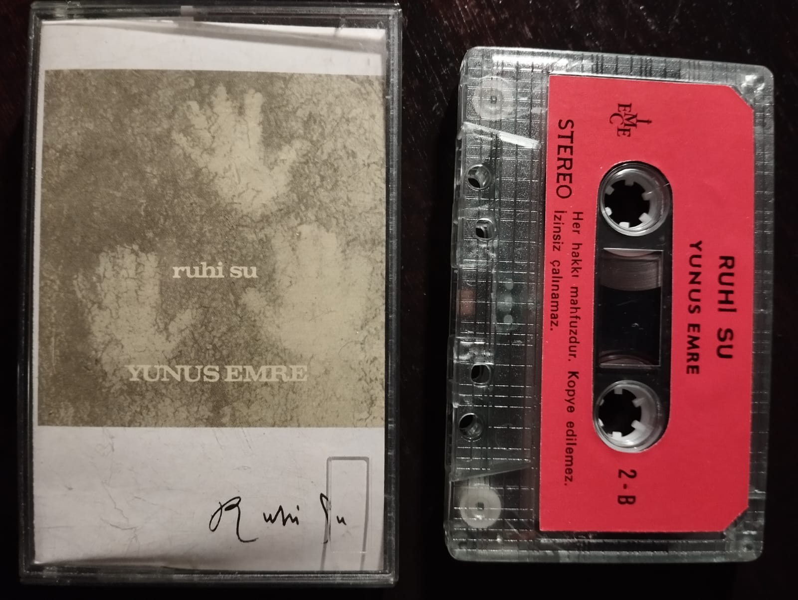 Ruhi Su – Yunus Emre  - 1987 Türkiye Basım 2.El Kaset - Kağıt Baskı