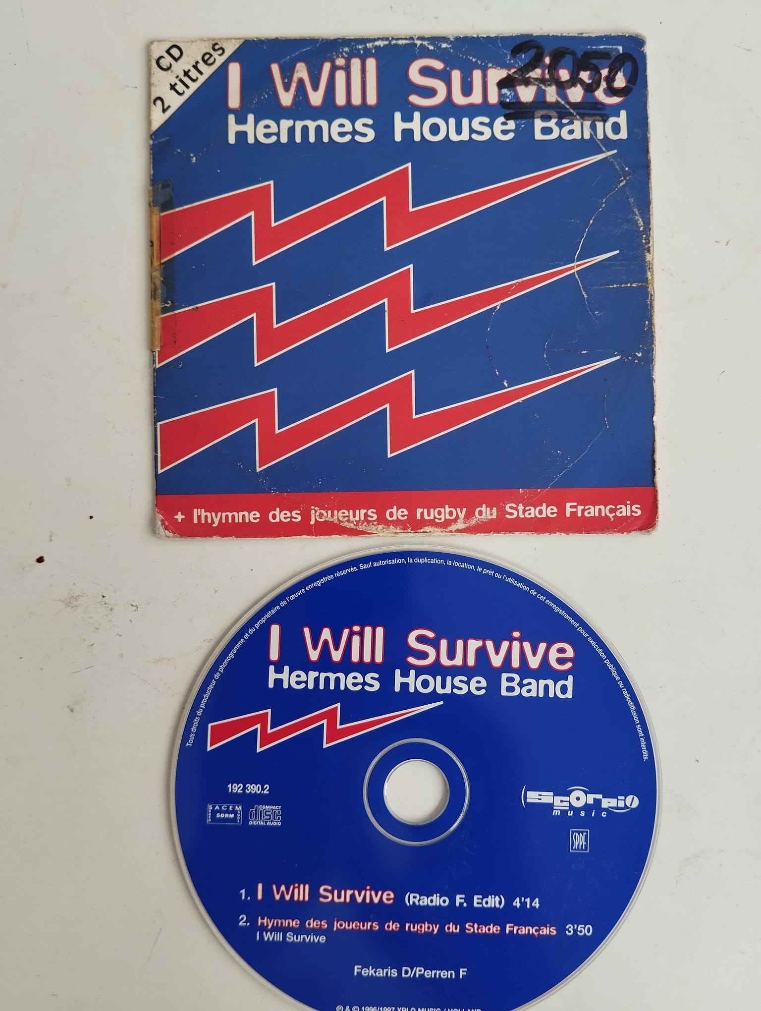 Hermes House Band – I Will Survive - 1997 Avrupa Basım - 2. El CD, Single, Cardboard Sleeve