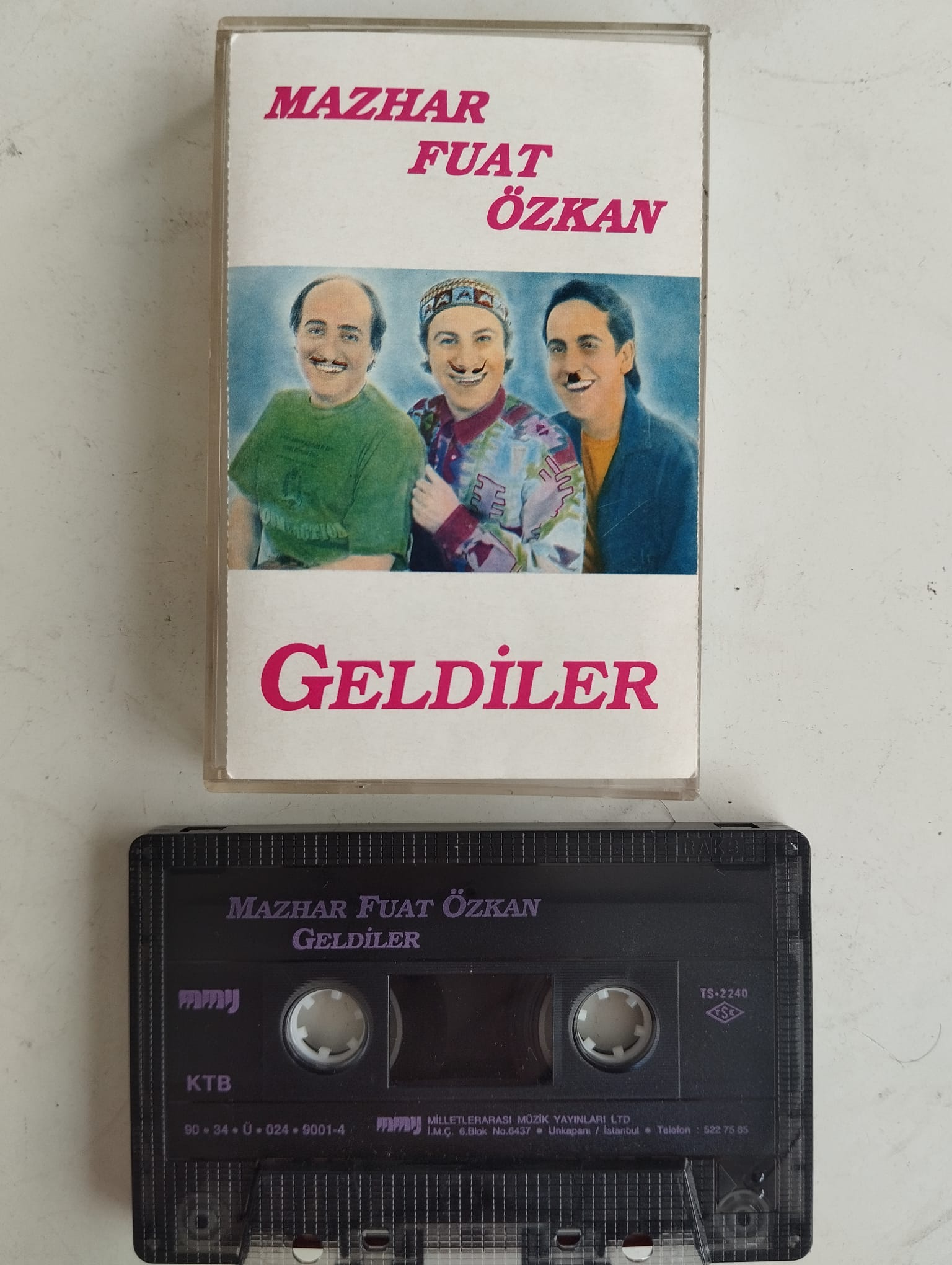 MFÖ – Geldiler -  1990 Türkiye Basım 2. El Kaset