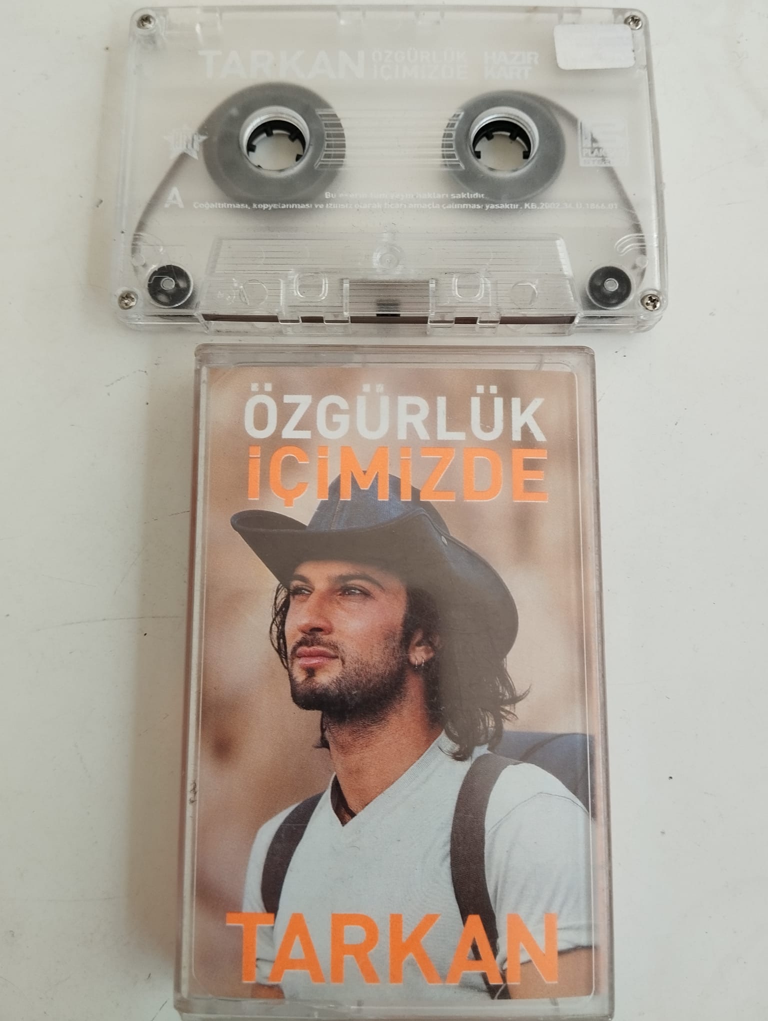 Tarkan – Özgürlük İçimizde  - 2002 Türkiye Basım  2. El Kaset  Single, Promo