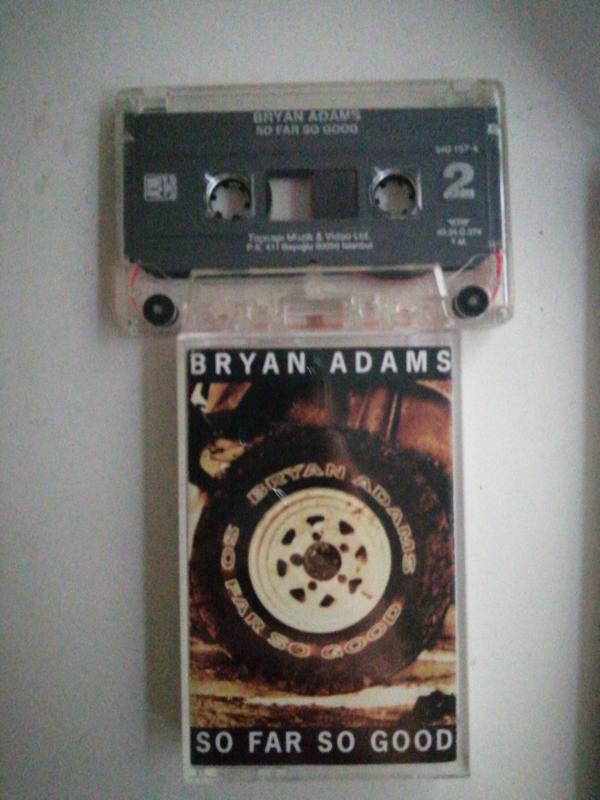 BRYAN ADAMS - SO FAR SO GOOD - 1993 TÜRKİYE BASIM KASET ALBÜM