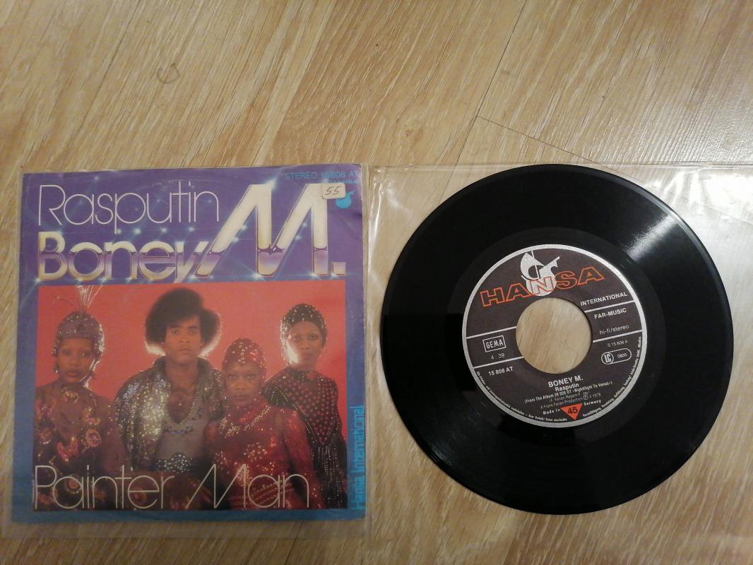 BONEY M - RASPUTIN - 1978 FRANSA  BASIM 45 LİK PLAK