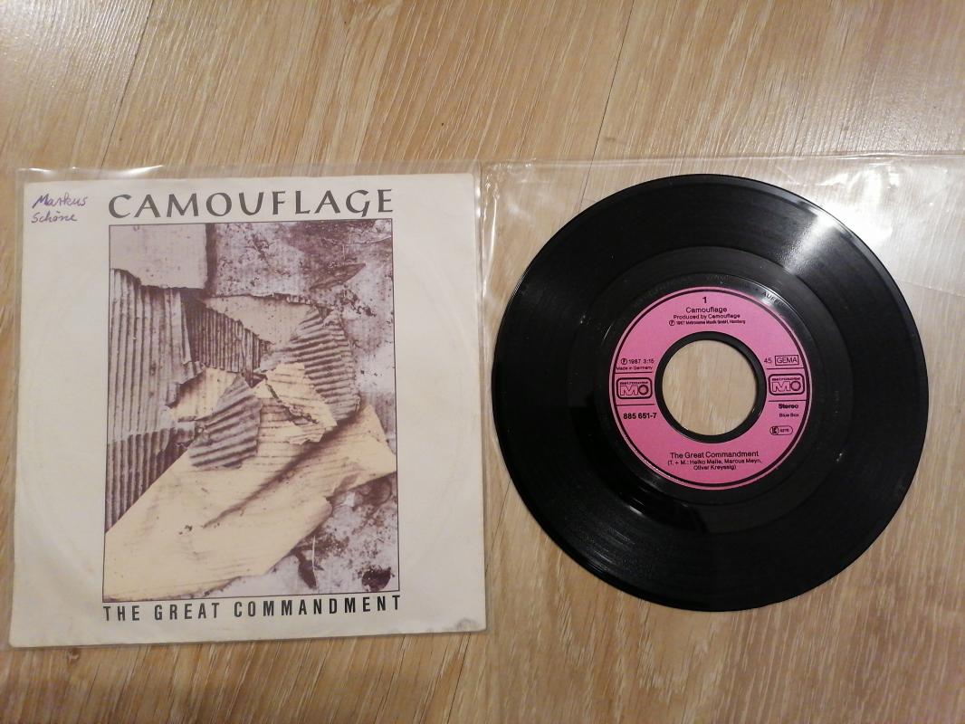 CAMOUFLAGE - GREAT COMMANDMENT - 1987 ALMANYA  BASIM 45 LİK PLAK