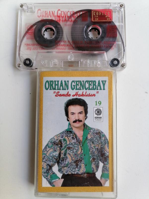 ORHAN GENCEBAY - SENDE HAKLISIN - 1992 TÜRKİYE  BASIM  KASET ALBÜM