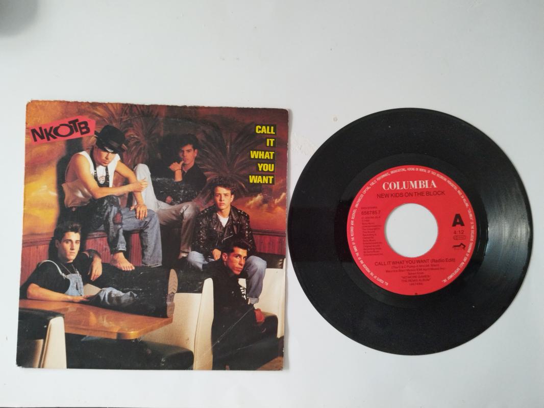 New Kids On The Block – Call It What You Want -1990 HOLLANDA BASIM 45 LİK PLAK