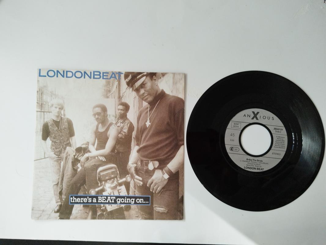 London Beat -There’s a Beat going on...- 1988 ALMANYA  BASIM 45 LİK PLAK