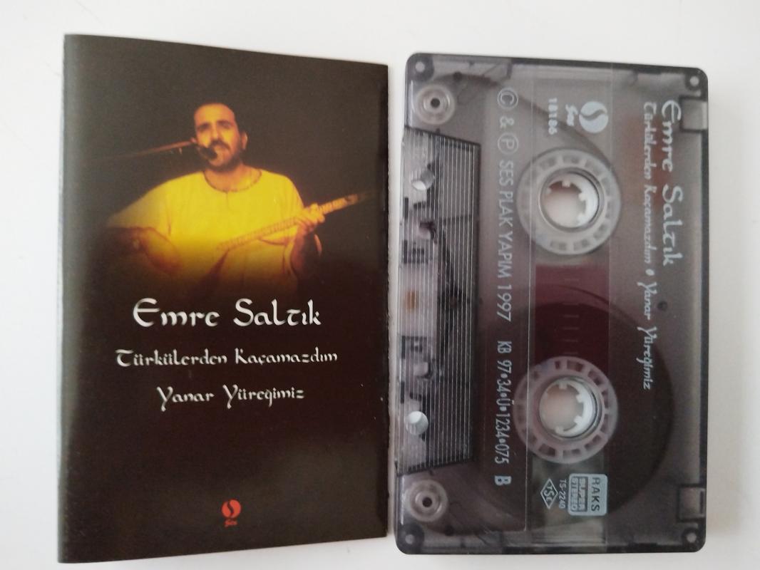 Emre Saltık - Türkülerden Kaçamazdım - Yanar Yüreğimiz - 19967 Türkiye Basım Kaset