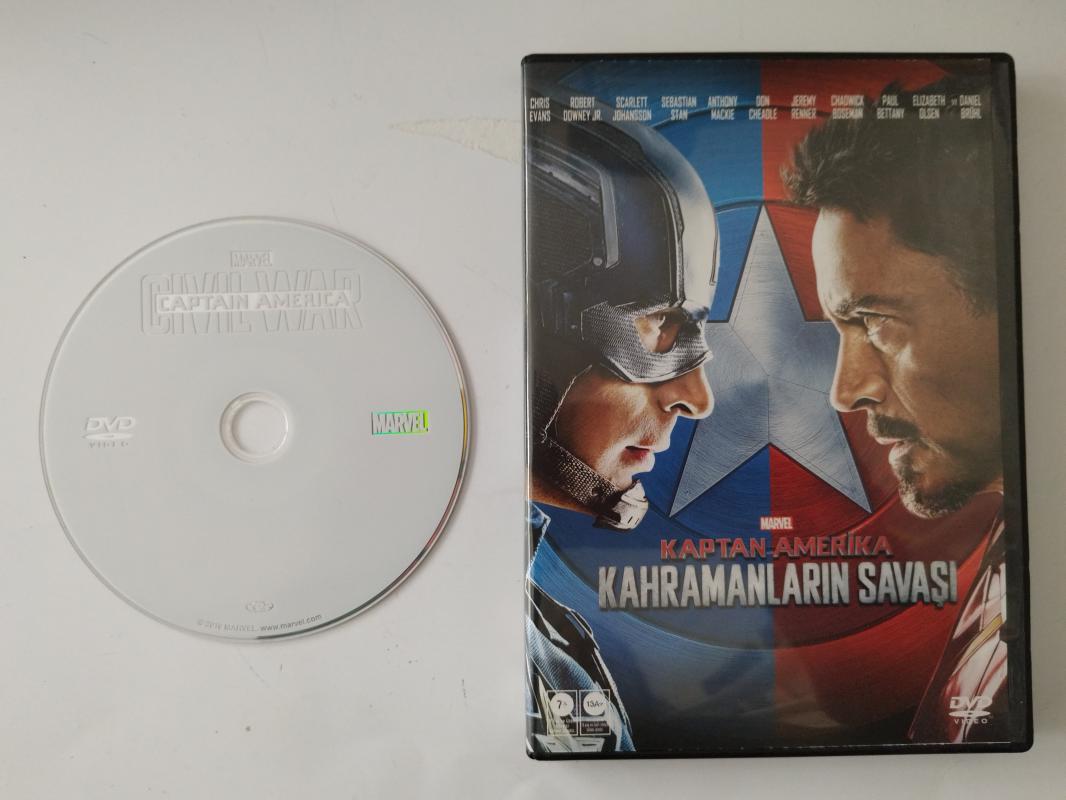 MARVEL -Kaptan Amerika Kahramanların savaşı -2.El DVD Film