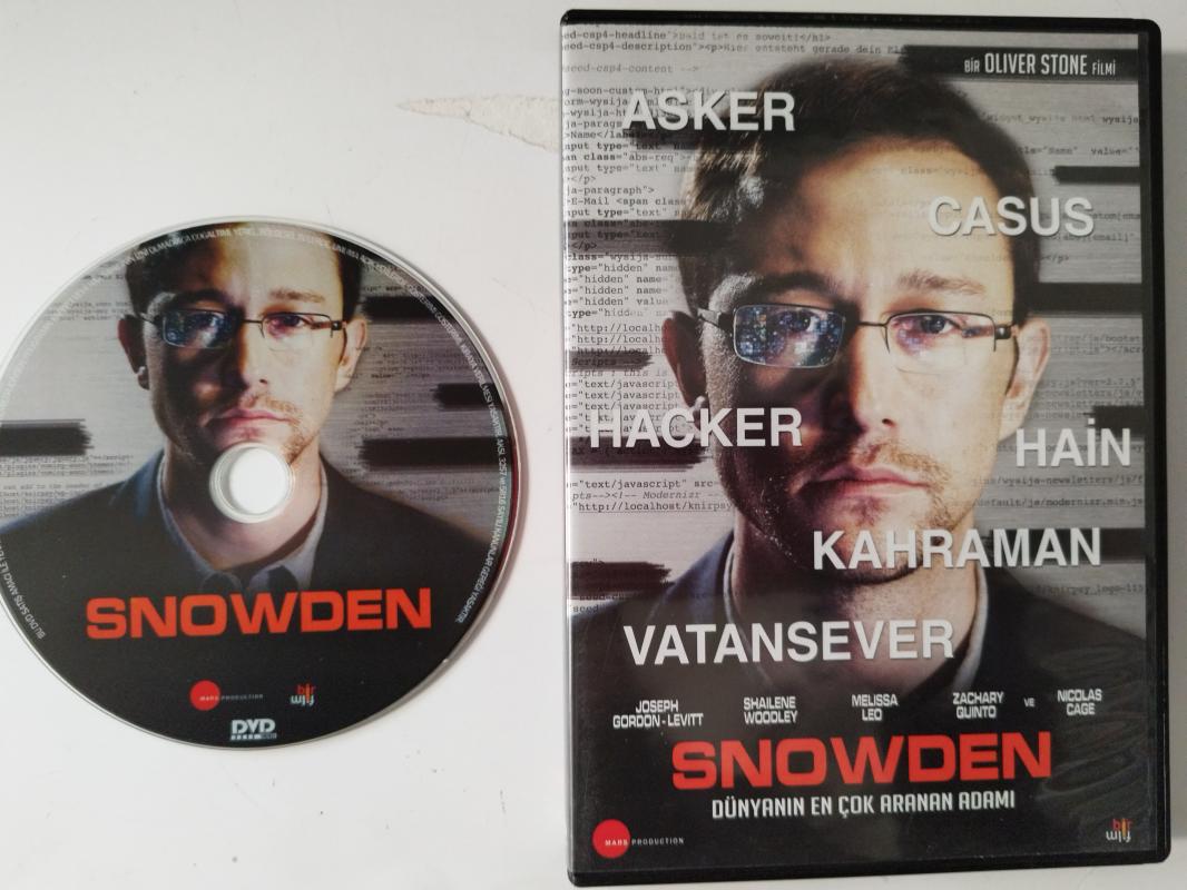 Snowden -Oliver Stone Filmi - 2.El DVD Film