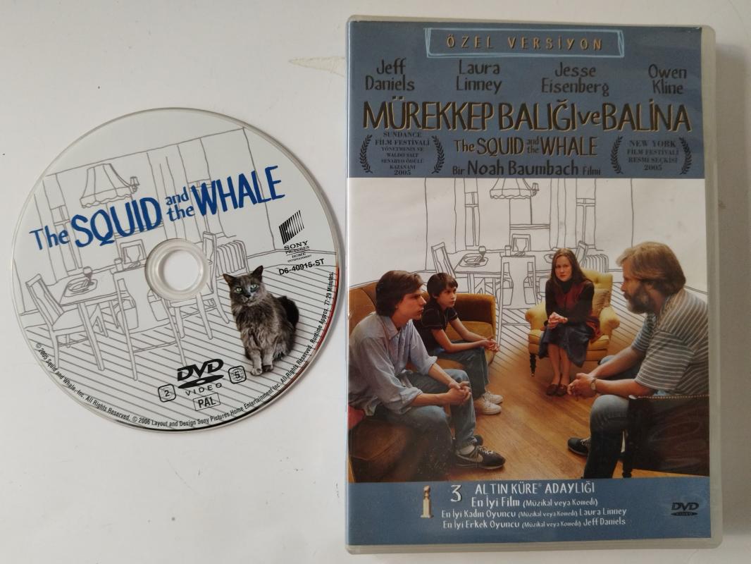 Mürekkep Balığı ve Balina / The Squid and the Whale - 2.El DVD Film- Özel Seçenek