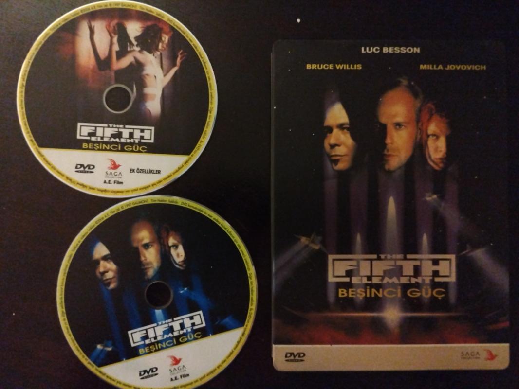 The Fifty Element - Beşinci Güç- Lus besson -2. El DVD Film - Özel Seçenekli 2.DVD li Ve Özel Metal Kapaklı