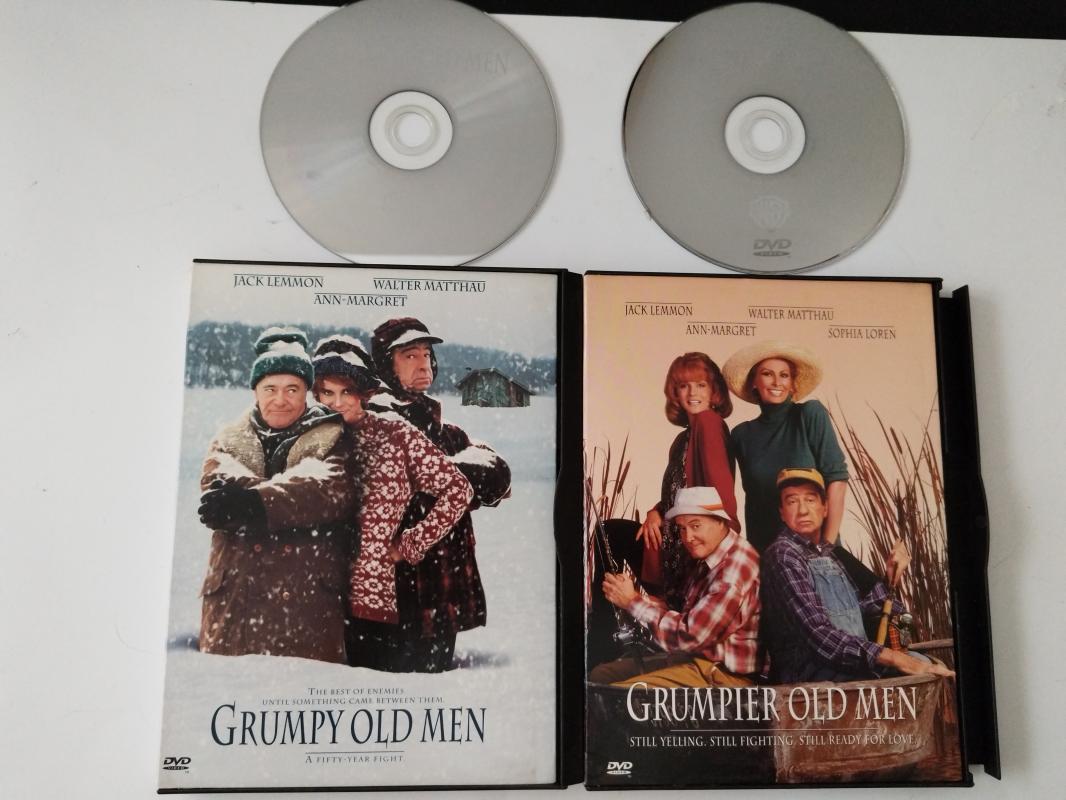 Grumpier Old Men/Grumpy Old Men -Jack Lemmon/Sophia loren- 1. Bölge -2 DVD Film -özel kapaklı kutu
