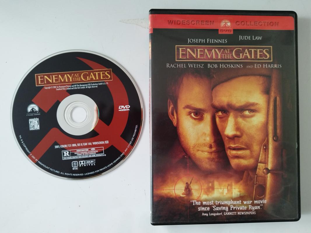 Enemy At The Gates - (Jude Law /Joseph fiennes) - NTSC - türkçe altyazı yoktur.2. El DVD Film
