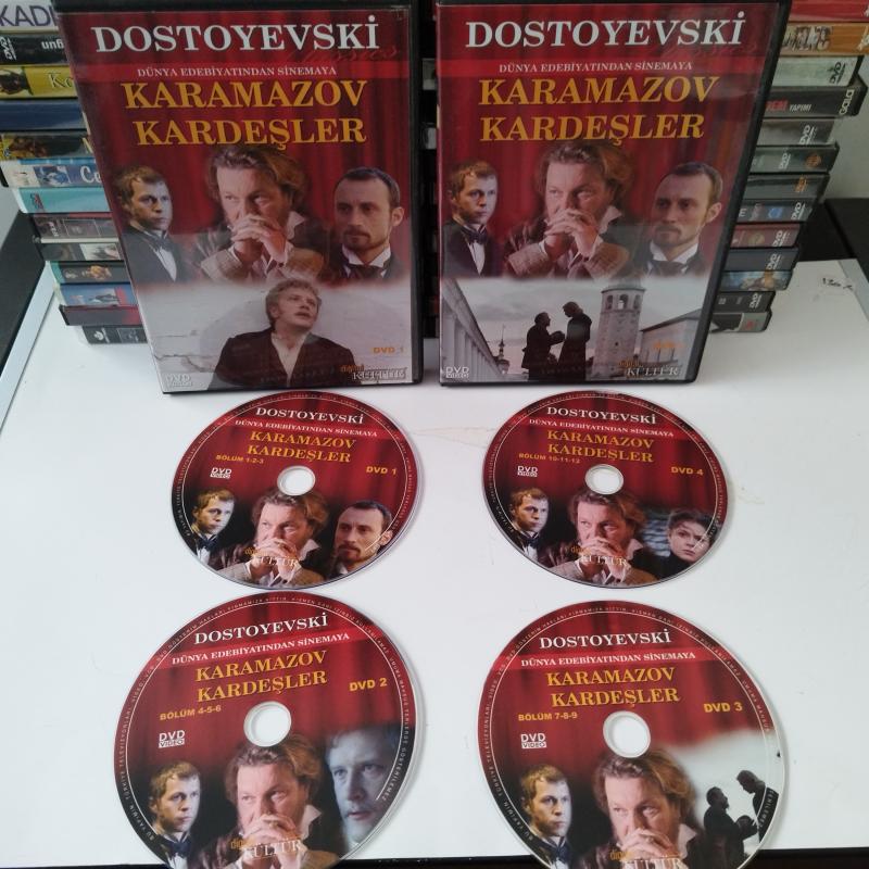 Karamazov Kardeşler Dostoyovski - 2 X DVD Film ( Sergey Gorobohenko,Viktoriya İsakova,Sergey Koltakov,Elena Lyadova)-2. El  DVD Film