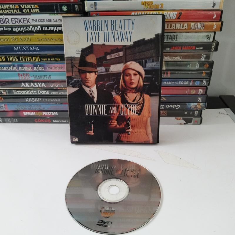 Bonnie And Clyde (Warren Beatty/Faye Dunaway) - 1.Bölge yurtdışı basım ( türkçe seçenek yoktur) -2. El Karton Kutu DVD Film