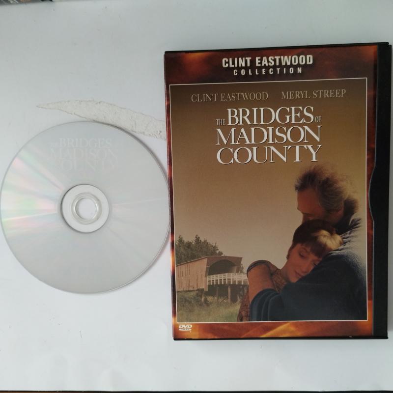 The Bridges of Madison County - ( Clint Eastwood /Meryl streep)- 1.Bölge yurtdışı basım ( türkçe seçenek yoktur) -2. el karton kutuDVD Film