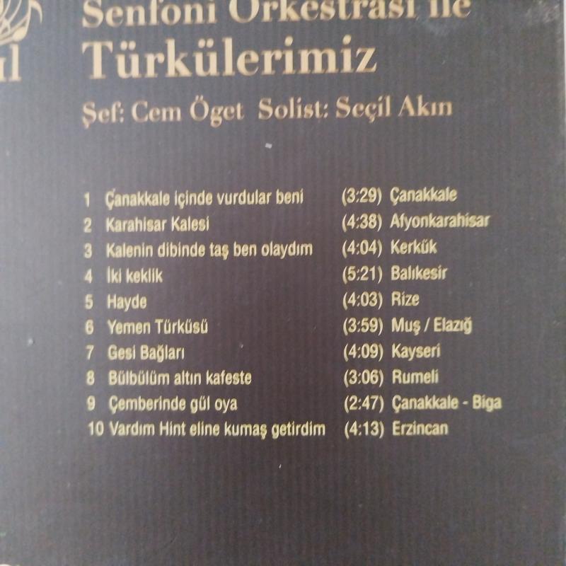 Doğtaş 40. Yıl/ Senfoni orkestrası İl Türkülerimiz - CD  ALBÜM   /  TÜRKİYE  BASIM