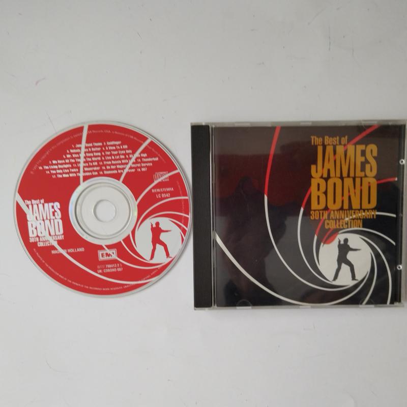 The Best Of James Bond - 30th Anniversary Collection -1992 Hollanda Basım 2. El Soundtrack CD  Albüm