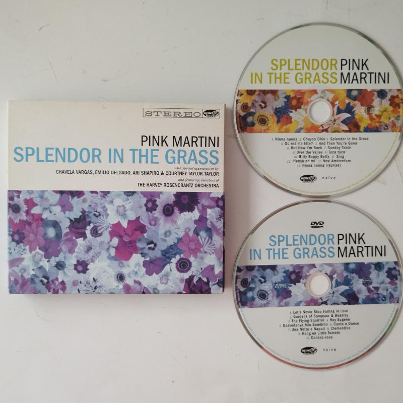 Pink Martini – Splendor In The Grass - 2009Fransa  Basım 2. El CD & DVD Albüm( Digipak/Karton Kapak)