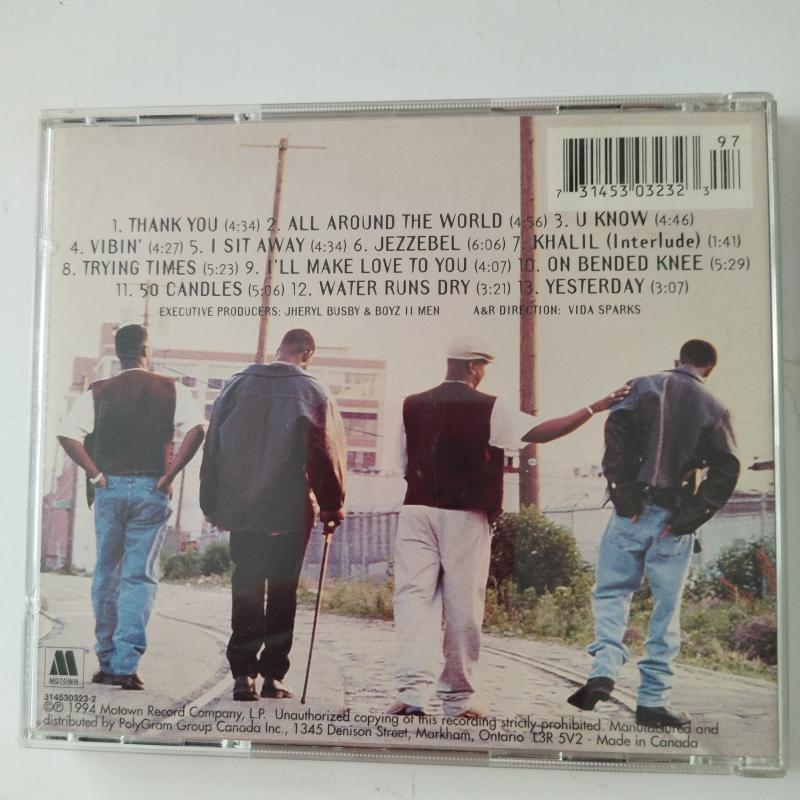 Boyz II men / II   - 1994 Kanada  Basım 2. El CD Albüm