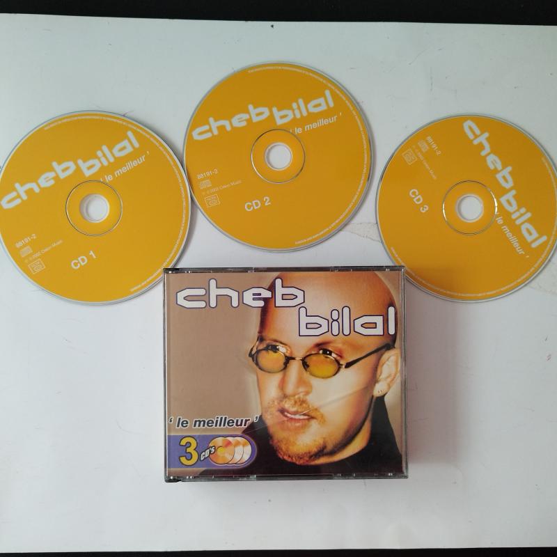 Cheb bilal / le meilleur  - 2002 Avrupa  Basım 2. El 3xCD Albüm