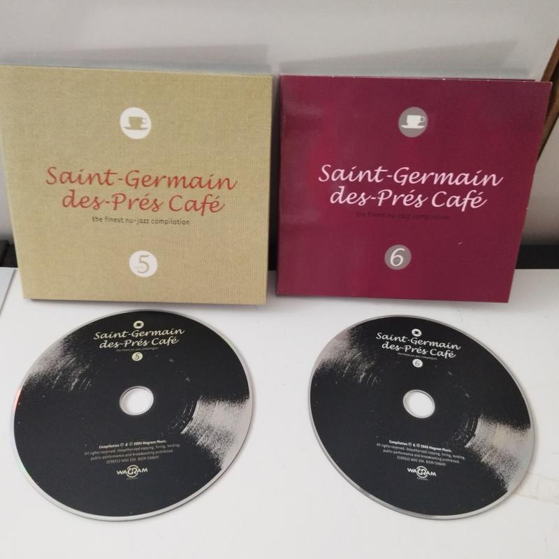 Various ‎– Saint-Germain-Des-Prés Café Vol. 5 & Vol. 6 - 2006 Fransa   Basım 2. El 2XCD Albüm