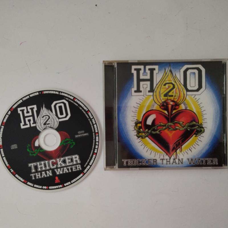 H2O (7) ‎ –  Thicker Than Water  - 1997 Avrupa Basım 2. El CD  Albüm