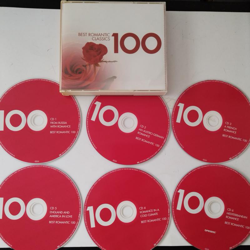 Best Romantic Classics 100 -  2007 Avrupa  Basım  2. El Kitapçıklı 6XCD Box