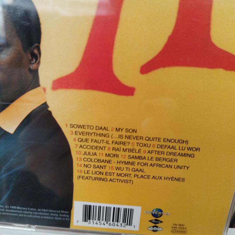 Wasis Diop –  Toxu  - 1998 Fransa   Basım  2. El  CD  Albüm