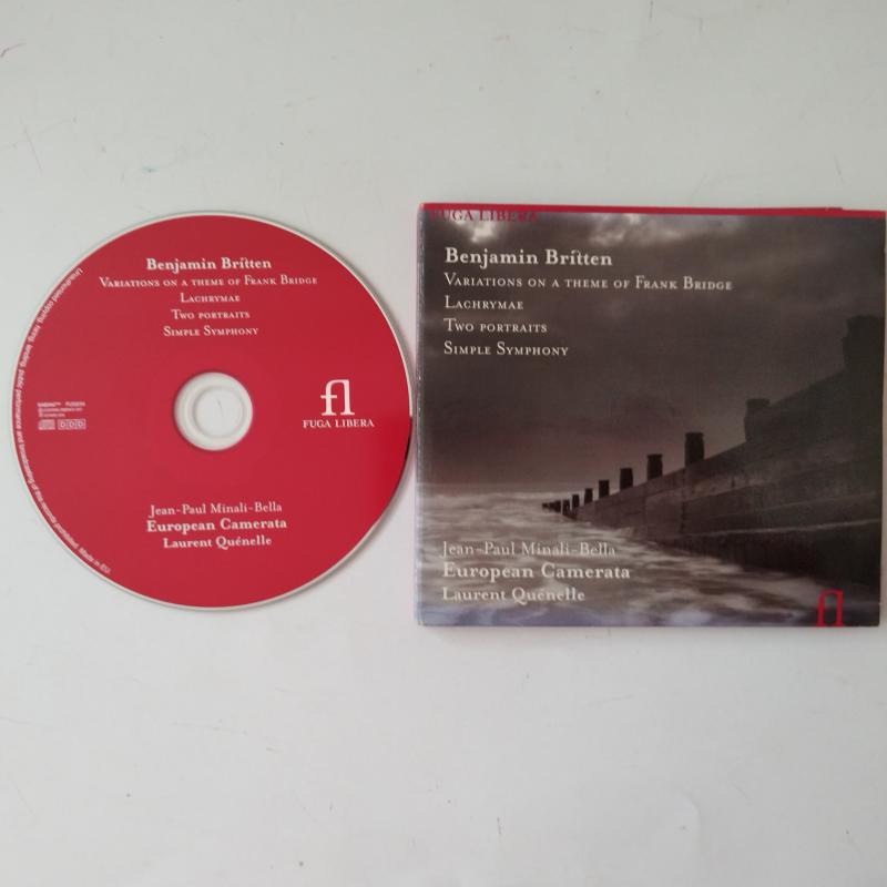 B. Britten, Jean-Paul Minali-Bella, European Camerata, Laurent Quenelle- 2008 Avrupa Basım 2. El CD