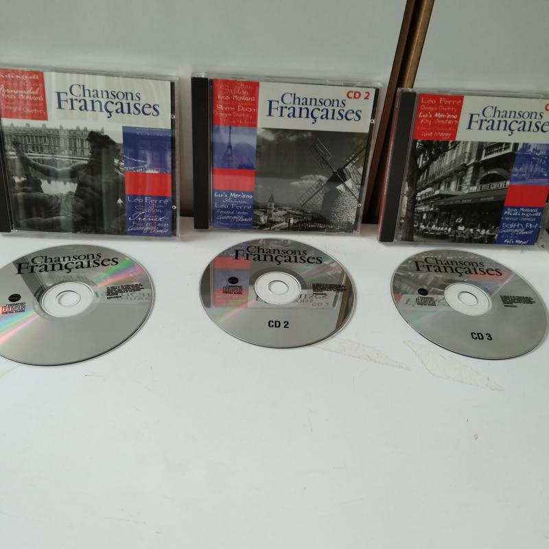 Chansons Françaises Volume 6   – 2001 Avrupa Basım  -  2. El  3XCD Box Albüm