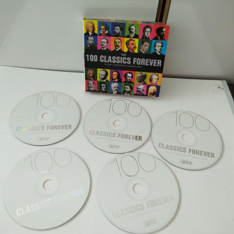 100 Classics Forever  –   2011 Türkiye Basım  -  2. El  5XCD  Albüm