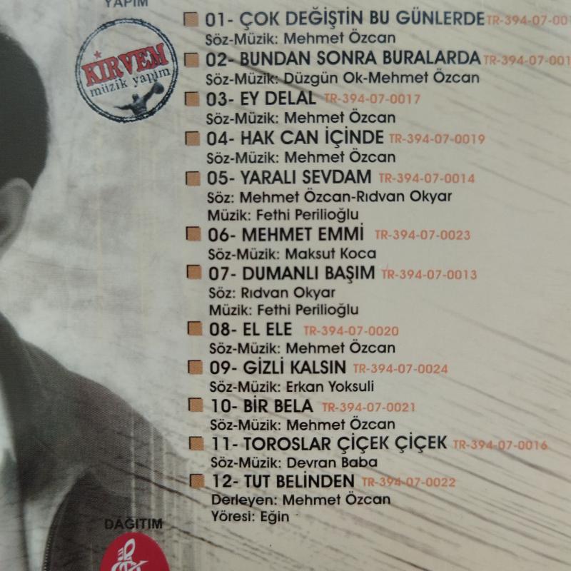 Hasan Kaya /çok değiştin bugünlerde -  Türkiye Basım  2. El  CD  Albüm