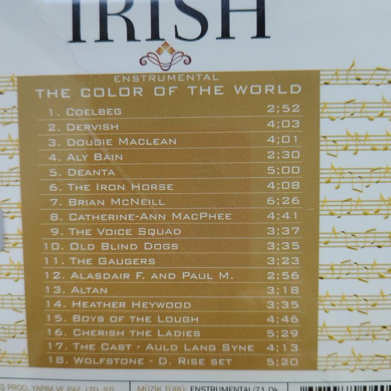 Dünya Müzikleri  / Irish -İrlanda   / Tony briggs –   2004 Türkiye Basım  -  2. El  CD  Albüm