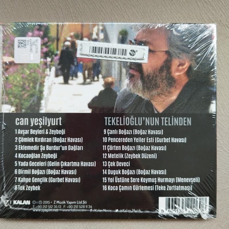 Can Yeşilyurt / Tekelioğlu’nun Dilinden  -   2015  Türkiye Basım - 2. El  CD Albüm / Ambalajlı