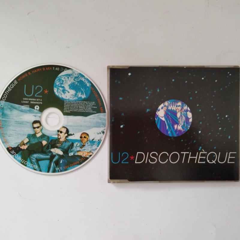 U2 –  Discothèque  -  1997  Avrupa - 2. El  CD / Single