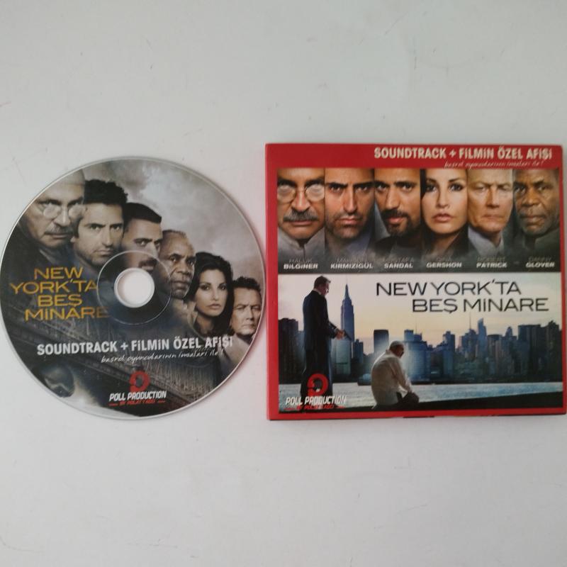 Newyork’ta Beş Minare  / Soundtrack +Filmin Özel Afişi -  Türkiye Basım - 2. El  CD  Albüm