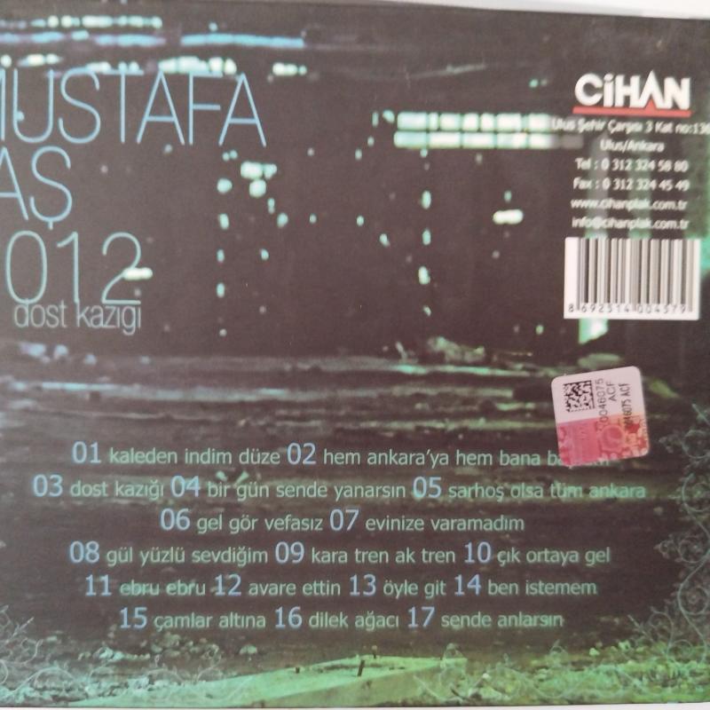 Mustafa Taş  / 2012 Dost Kazığı -  2013 Türkiye Basım - 2. El  CD  Albüm