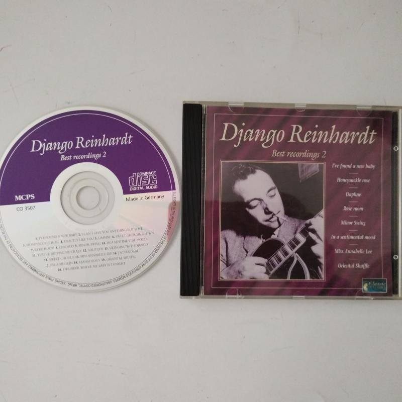 Django Reinhardt – Best Recordings 2  -  Almanya  Basım  2. El  CD  Albüm