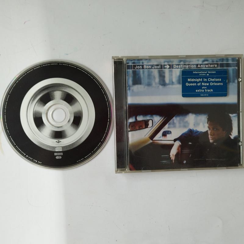 Jon Bon Jovi –   Destination Anywhere  -  1997 Avrupa Basım - 2. El CD Albüm