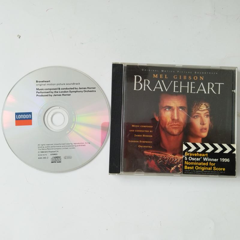 Braveheart   (Original Motion Picture Soundtrack)    - 1995 Almanya Basım - 2. El CD Albüm