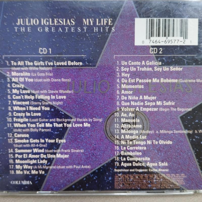 Julio   –  My Life (The Greatest Hits)  -  1998  Kanada  Basım - 2. El  2XCD Albüm