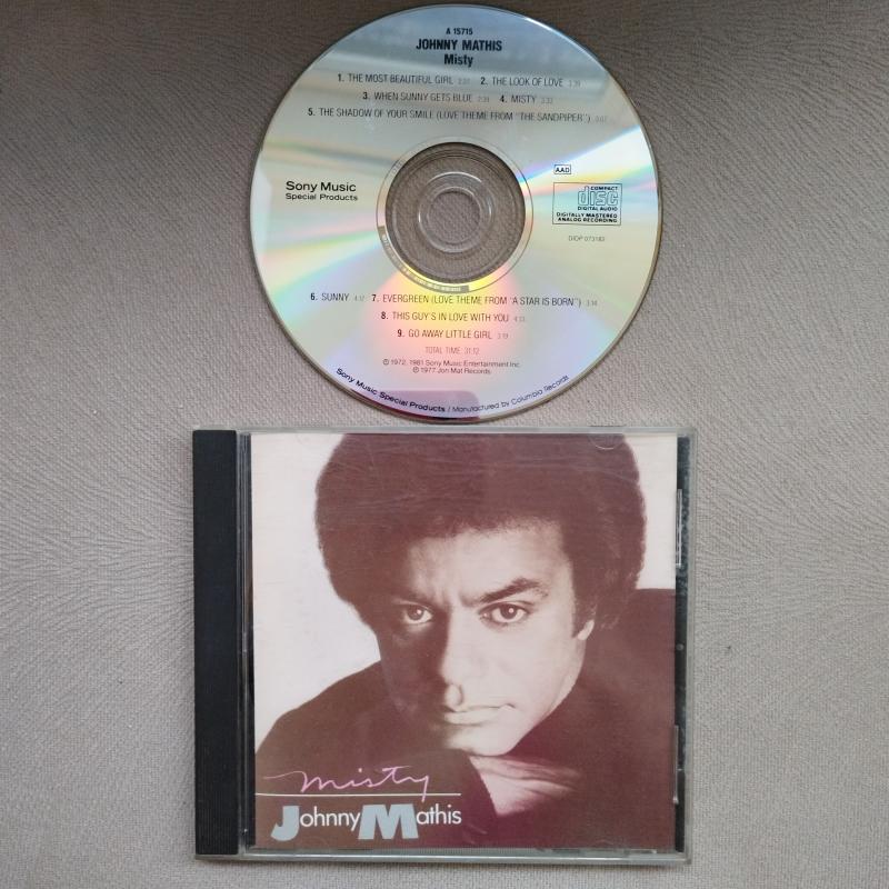 Johnny Mathis ‎–  Misty  -  1991 Amerika  Basım - 2. El  CD Albüm