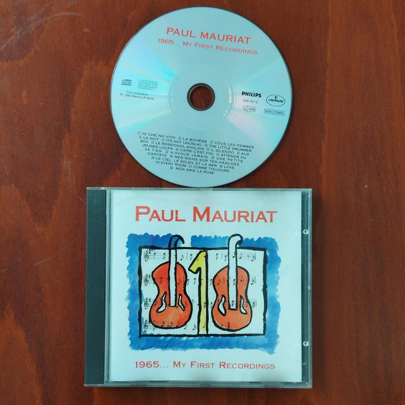 Paul Mauriat  ‎– 1965... My First Recordings  - 1995  Fransa  Basım - 2. El CD Albüm