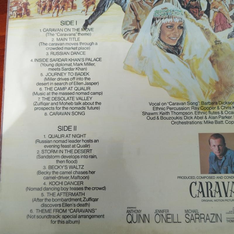 Caravans  / Original Motion Picture Score  -  1978 Amerika Dönem Basım Albüm - 33 lük LP Plak